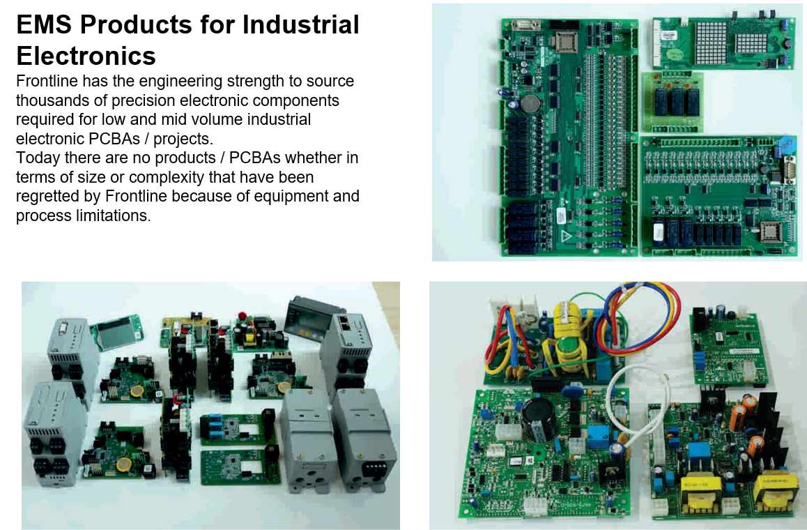 EMS products for industrial electronics